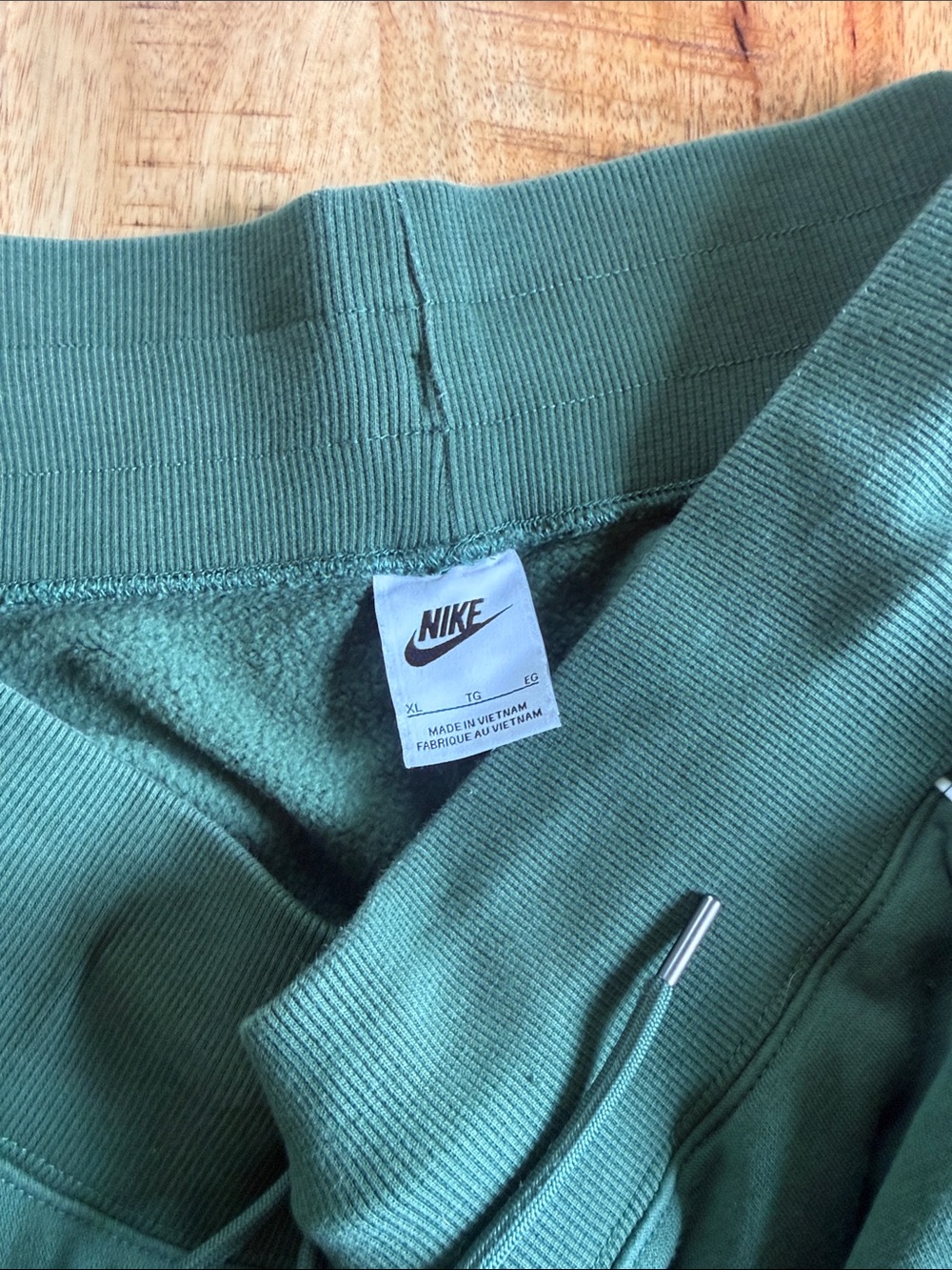 Nike baggy men’s XL extra large green sweatpants sweats - Picture 3 of 5